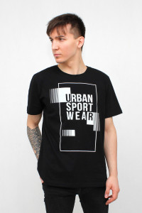 Футболка мужская Bene с принтом Urban sport, цв. Черный