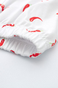 Трусы полубоксеры рис. Перцы, цв. Белый