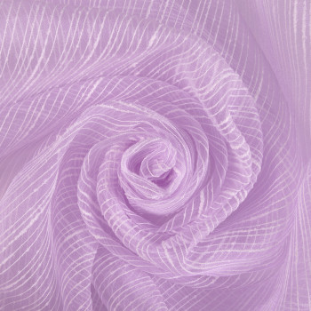 Тюль (органза) фиолетовый дождик