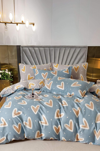 КПБ Элитный сатин Сердца