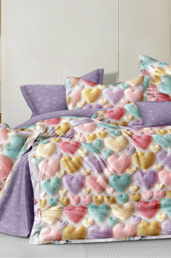 КПБ Виола поплин Нежные сердца