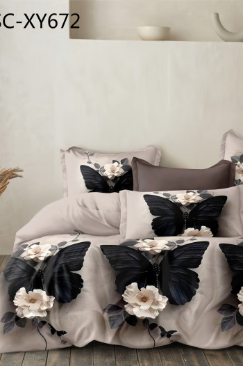 КПБ Элитный сатин Бабочки