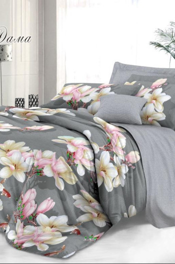 КПБ Зима-лето сатин Дама