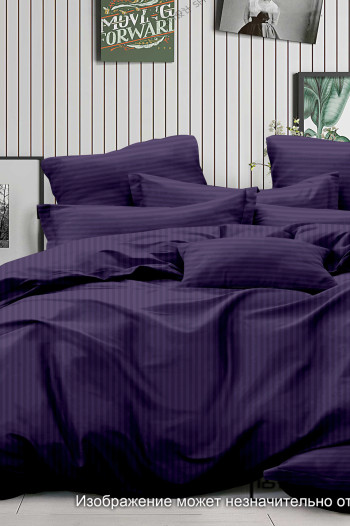 КПБ Страйп - сатин Черника