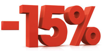 Скидка 15 % студентам на всю продукцию